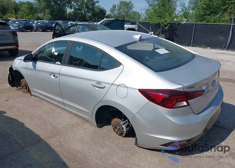 2019 Hyundai Elantra Sel z USA, uszkodzony, nr VIN KMHD84LF3KU843019